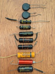 Vintage Premium Audio Capacitor Lot – Tested Sprague Atoms, Pyramid IMP, Sangamo