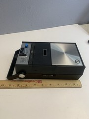 General Electric Model M8400F Portable Cassette Tape Recorder Works Vintage