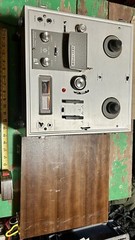 Vintage AKAI 1710W/L Wood Box Made in Tokyo Japan Tested! Works!