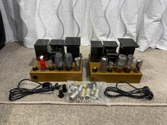 Leak TL12.1 Valve Amplifier Pair — RESTORED + SPEAKER CONNECTORS!