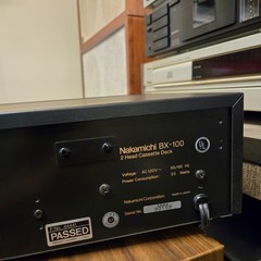 Nakamichi BX-100 Cassette Deck. Fully Serviced. Works Great. EXCELLENT