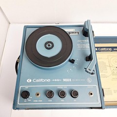 Vintage Califone 1450K Portable Record Player Tested Works Great!!