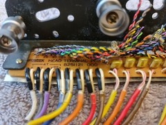 Fostex Model 80 Reel To Reel Head Carrier & Terminal PCB
