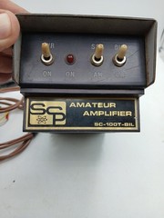 Vintage SCP 12v Amplifier SC-100T-BIL Powers Up