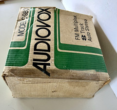 Audiovox Vintage 8Track Player C-980 w/ Box. Radio Works, 8 Track Doesn’t. READ