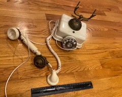 1967 United States Telephone Company heavy Rotary Phone MODEL US 4 – JAPAN