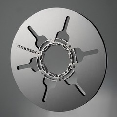 Studevox 10.5″ Edge Polished Silver Aluminium Tape Reel For Reel Tape Recorders