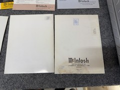 ⭐️LOT Original Dealer Brochures Mcintosh Amplifiers, Preamps, Tuners + Catalogs