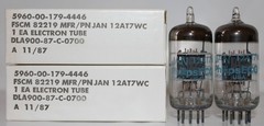 Matched Pair NOS Philips ECG JAN 12AT7WC tubes, New in Box !