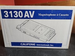 Vintage Califone 3130AV Portable Classroom Cassette Player Recorder