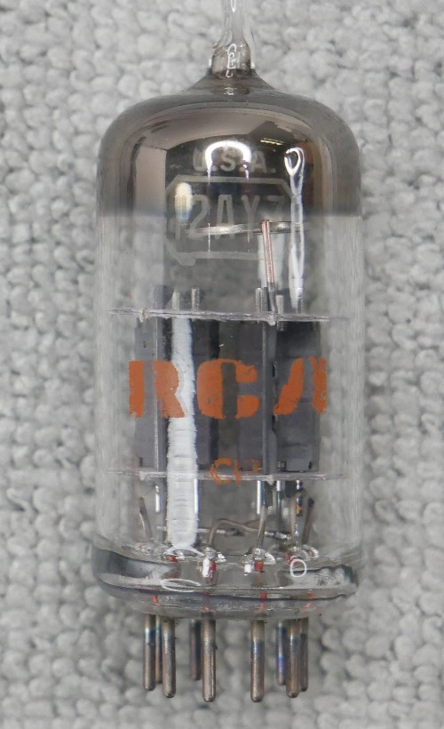12AY7 RCA TESTS EXCELLENT USA GUITAR AMPLIFIER TUBE