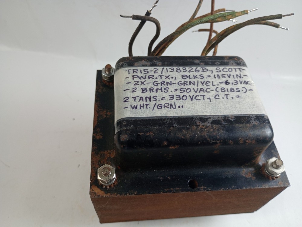 1 Scott TR15-2 Power Transformer -Tests Good