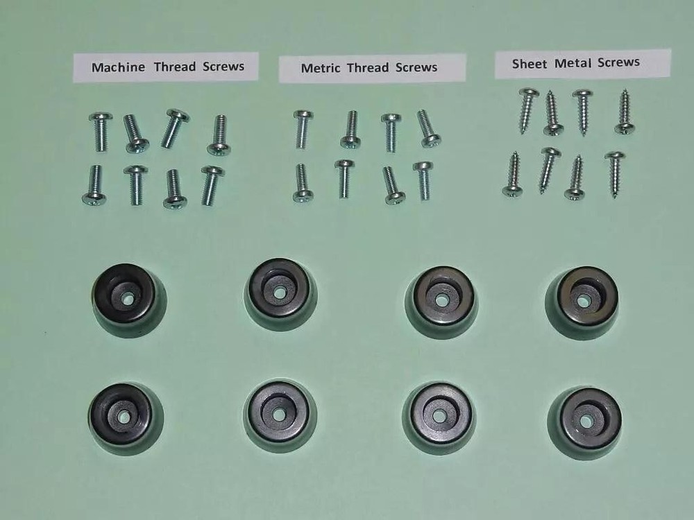 8 Vintage Audio Replacement Feet & Screws McIntosh Marantz Sansui Pioneer Fisher