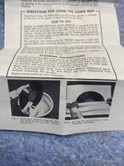 Watts Dust Bug HUMID MOP Record Cleaner for Turntables 1970s Vintage NO PARASTAT