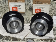 NOS NIB OEM PAIR JBL 2402H Pro Drivers 8 OHM Boxes, Packaging, Papers, Screws