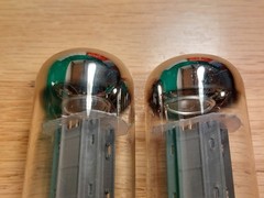 Pair of Westinghouse 6SN7GTB NOS NIB 1964 Tall Glass Tubes #2 – 7% matched
