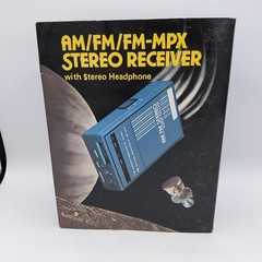 Vintage Shinning Super Deluxe Stereo Headphone New in Box
