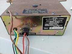8 Track Kraco 2/4 Channel Auto Stereo with Matrix System Untested.