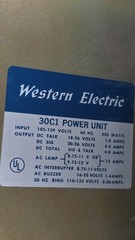 Original Western Electric 30C1 Power Unit for Bell Systems Phones