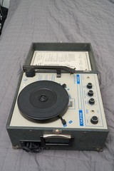 Vintage Califone #1455K Portable Record Player Tested Works Great!!