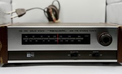 Realistic TM-100 AM FM Stereo Tuner Vintage Radio Shack Not Working/For Parts