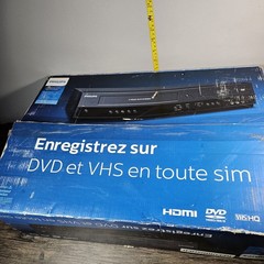 Philips DVDR3385V/F7 DVD Recorder VCR Combo 4 Head Hi Fi VHS HDMI Black