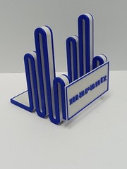 Vintage Marantz Now Playing Record Display Stand – Upgraded Klein Blue & Marble