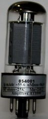 NOS NIB 7591A SYLVANIA Grey Plate “O” Getter Made in USA Amplitrex Tested