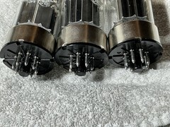 5 GE 6080 Vacuum Tubes 3 NOS Matching Codes Black Plate Power Amplifier Plus 2