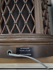 MCM PIONEER CS-05 Vintage Floor Speakers Mid Century Coffee Table. Tested!