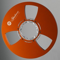 Studevox 10.5″ Edge Polished Orange Aluminium Tape Reel For Reel Tape Recorders