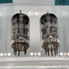 International Service Master 6DJ8 ECC88 Pair Italy Tested TV-7/U Vacuum Tubes