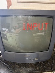 Sharp 19 inch Color TV 19N-M100 Year 2000 TESTED Working