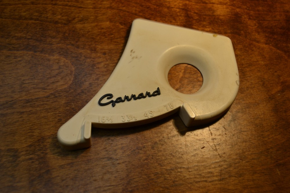 GARRARD 4HF Lab Turntable SPEED CONTROL PLATE COVER 16 2/3 33 1/3 45 78 PARTS