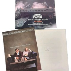Ultra Rare 1986 Shure HTS 5000 / HTS 5200 Dealer White Paper & Catalog Lot