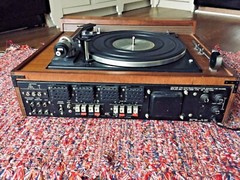Vintage altec Lansing 911 stereo receiver amp speakers turntable epicure m100