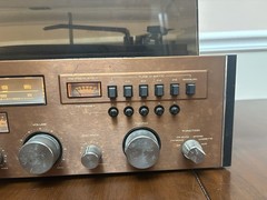 Fisher MC-4040 Copper-Face Vintage Turntable Tape Tuner Audio System
