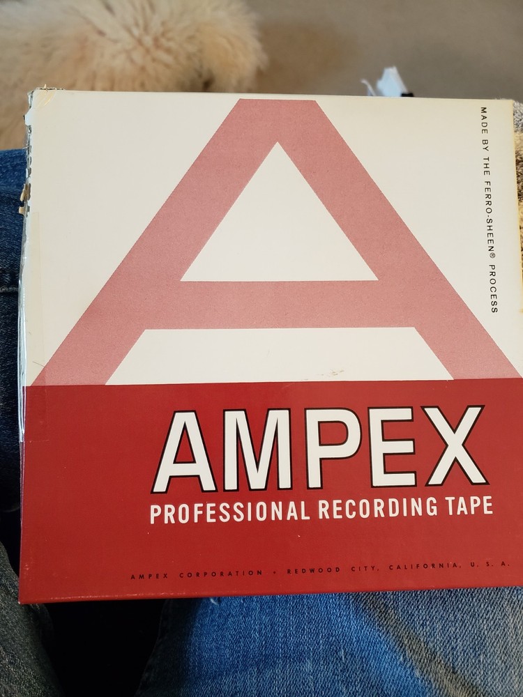 Ampex 641 Professional 1800 Reel To Reel Blank Tape Open Box But Taped Shut New