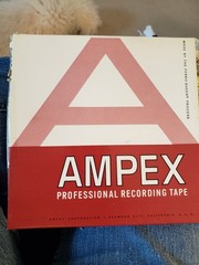 Ampex 641 Professional 1800 Reel To Reel Blank Tape Open Box But Taped Shut New