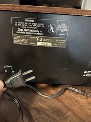 BIC T-3 Cassette Deck Tested, Working Order