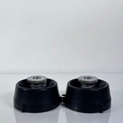 Vintage VIF International Hub Adapter Pair NAB for Reel to Reel Fits Ampex Otari