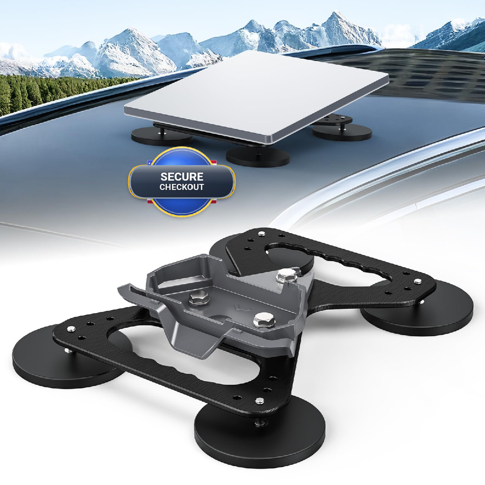 Edup Love Mini Magnetic Roof Mount 320Lbs Heavy Duty Magnet Base Aluminum Alloy