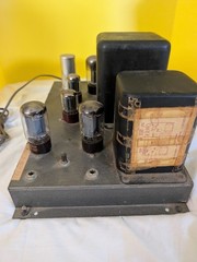 Heathkit W-4B Tube Amplifier POWERS ON