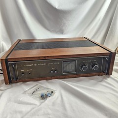 Crown Power Line One Power Amp w/ Wood Case Professionally Serviced Stereo Equip