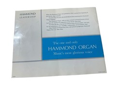 Vtg 1964 Hammond Organ Brochure Catalog Mid Century M Series Home Organs