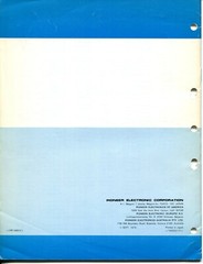 Vintage Pioneer Model TH-303/TH-3131 8-Track/AM-FM/Record Changer Service Manual