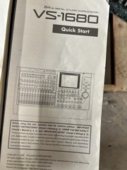 ROLAND VS-1680 24BIT DIGITAL STUDIO WORKSTATION MANUALS