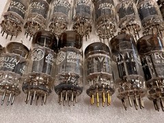 Vintage Tube Audio Guitar Stereo Amplifier Lot 12BH7 6922 5847 Western Electric