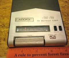 VINTAGE Audiovox FM-8A FM Radio Multiplex Tuner Adapter For 8 Track Player NICE