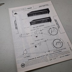 MORSE/ELECTROPHONIC Manual T-660CC T-710CC 1973 Photofact Folder Illustrated